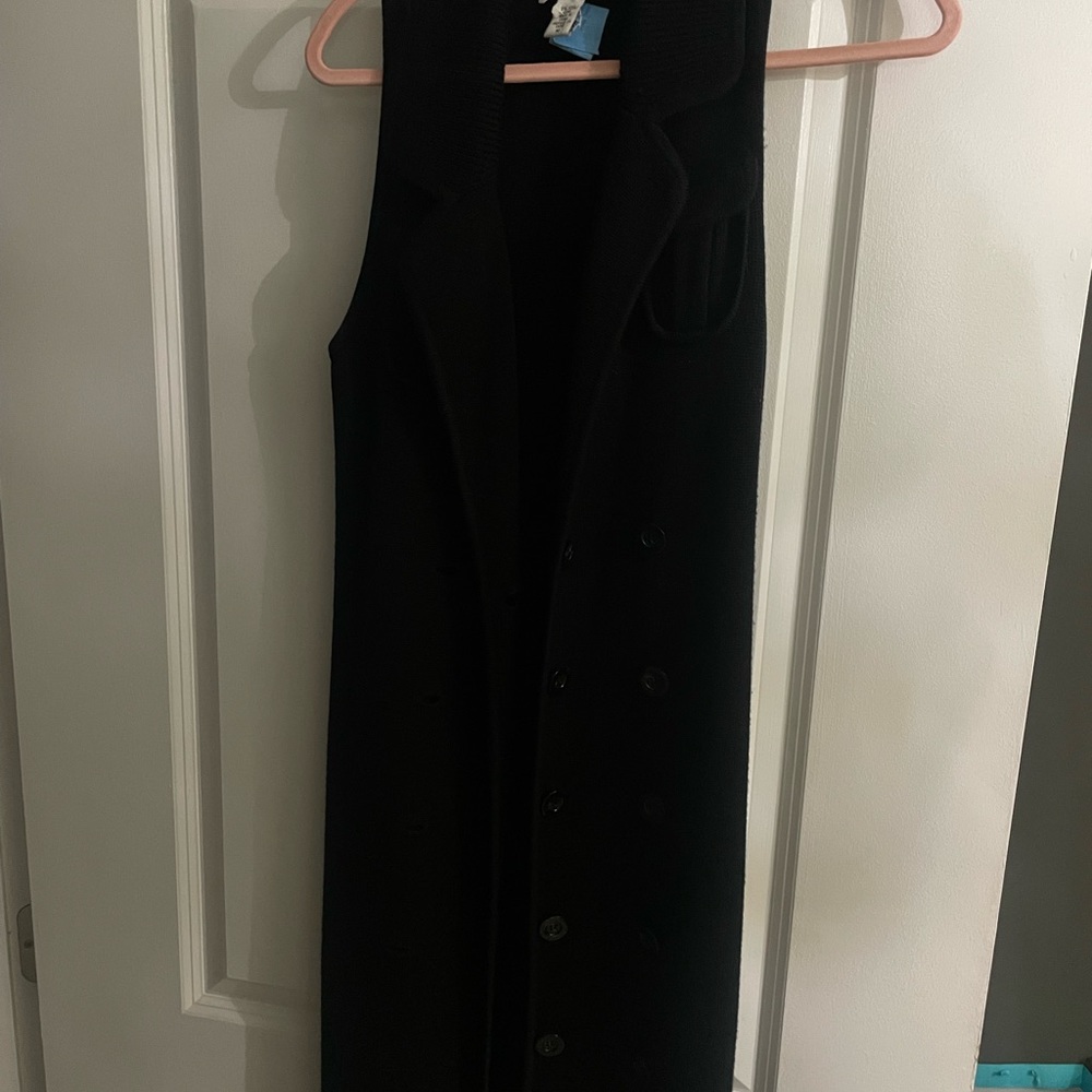 Dvf sleeveless double breasted dress